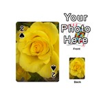 Yellow rose Playing Cards 54 (Mini) Front - Spade2