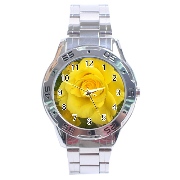 Yellow rose Stainless Steel Analogue Watch