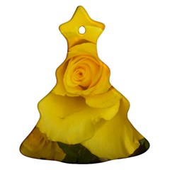 Yellow Rose Ornament (christmas Tree)  by glendatartist