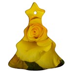 Yellow rose Ornament (Christmas Tree)  Front