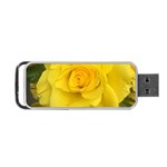 Yellow rose Portable USB Flash (One Side) Front