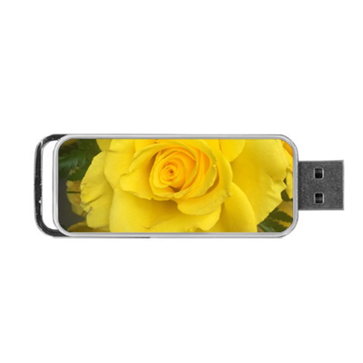 Yellow rose Portable USB Flash (One Side)