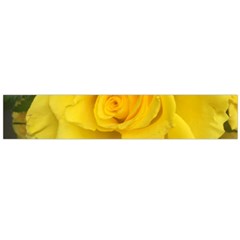 Yellow Rose Large Flano Scarf  by glendatartist