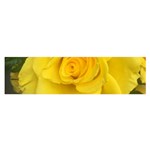 Yellow rose Satin Scarf (Oblong) Front