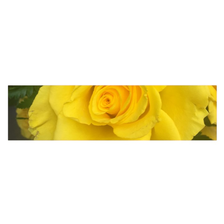 Yellow rose Satin Scarf (Oblong)