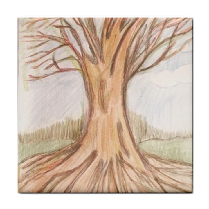 roots Tile Coaster