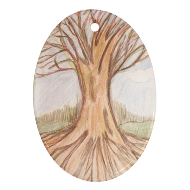 roots Ornament (Oval)