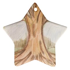 Roots Ornament (star) by glendatartist