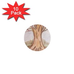 Roots 1  Mini Button (10 Pack)  by glendatartist