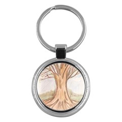 Roots Key Chain (round) by glendatartist