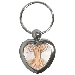 Roots Key Chain (heart) by glendatartist