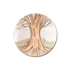 Roots Magnet 3  (round) by glendatartist