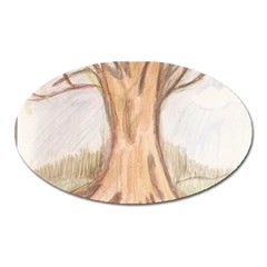 Roots Magnet (oval) by glendatartist