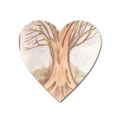 Roots Magnet (heart) by glendatartist