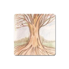 Roots Magnet (square) by glendatartist