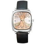 roots Square Metal Watch Front