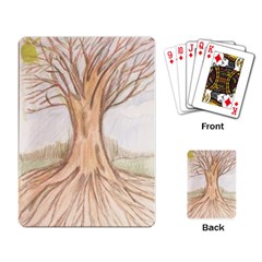 Roots Playing Cards Single Design by glendatartist