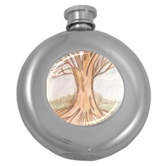 Roots Hip Flask (5 Oz) by glendatartist