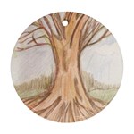 roots Round Ornament (Two Sides) Front