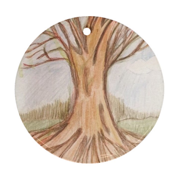 roots Round Ornament (Two Sides)