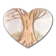 Roots Heart Mousepad by glendatartist