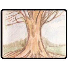 Roots Fleece Blanket (large) by glendatartist