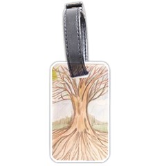 Roots Luggage Tag (one Side) by glendatartist