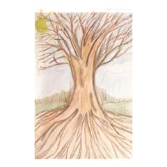 Roots Shower Curtain 48  X 72  (small) by glendatartist