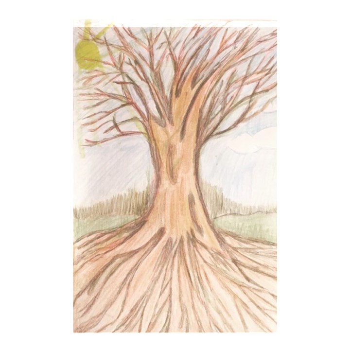 roots Shower Curtain 48  x 72  (Small)