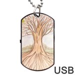 roots Dog Tag USB Flash (Two Sides) Front