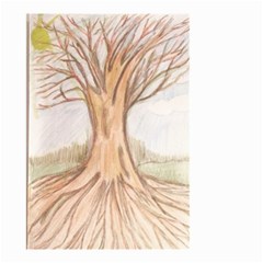 Roots Small Garden Flag (two Sides) by glendatartist