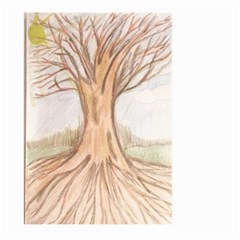 Roots Large Garden Flag (two Sides) by glendatartist