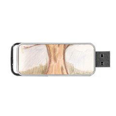 Roots Portable Usb Flash (one Side) by glendatartist