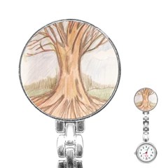 Roots Stainless Steel Nurses Watch by glendatartist