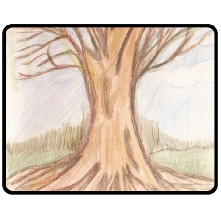 roots Double Sided Fleece Blanket (Medium)