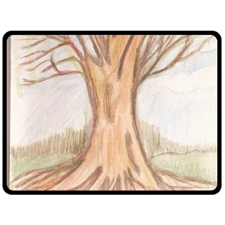 roots Double Sided Fleece Blanket (Large)