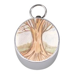 Roots Silver Compass (mini) by glendatartist