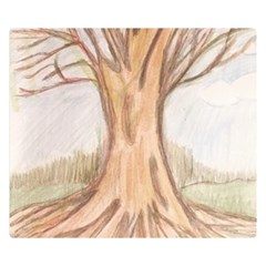 Roots Double Sided Flano Blanket (small) by glendatartist