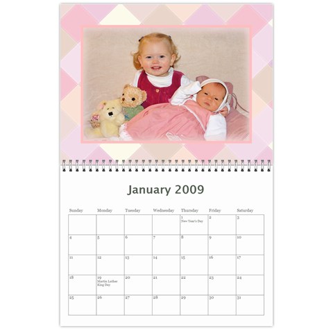 Girls Calender By Joyfulviktory Jan 2009