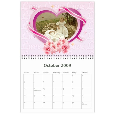 Girls Calender By Joyfulviktory Oct 2009