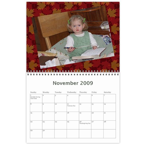 Girls Calender By Joyfulviktory Nov 2009