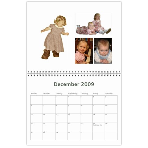 Girls Calender By Joyfulviktory Dec 2009