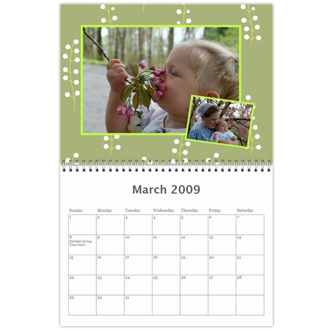 Girls Calender By Joyfulviktory Mar 2009