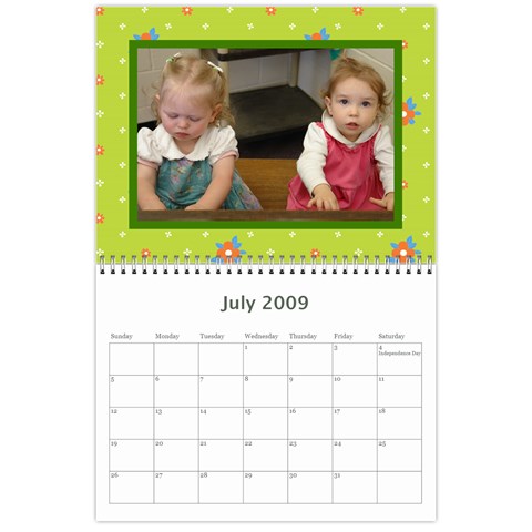 Girls Calender By Joyfulviktory Jul 2009