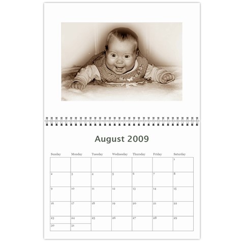 Girls Calender By Joyfulviktory Aug 2009