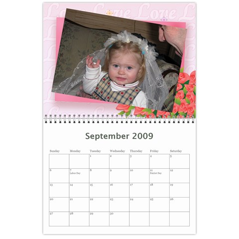 Girls Calender By Joyfulviktory Sep 2009