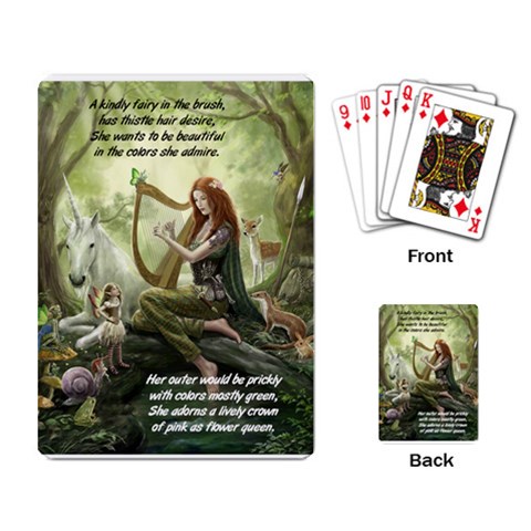 Fairy Playing Cards By Shelleyww42 Gmail Com Back