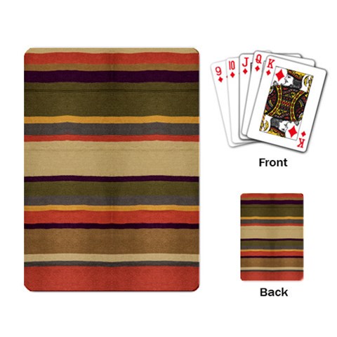 4th Doctor s Scarf Playing Cards By Csbeck83 Gmail Com Back