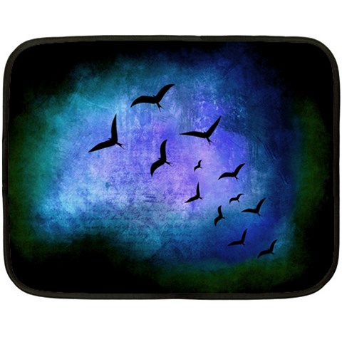 Blue Colored Bird 35 x27  Blanket