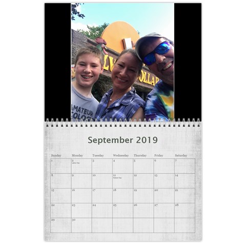 Macvittie Family Calendar 2019 Rachel Again By Debra Macv Sep 2019